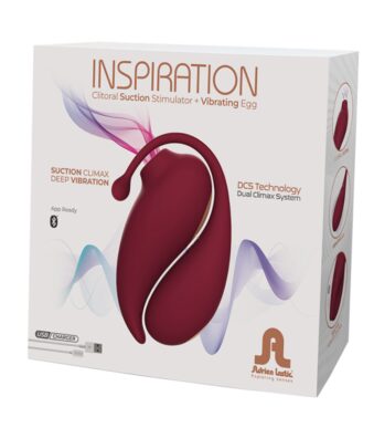 ADRIEN LASTIC INSPIRATION GIOCO DI COPPIA SUCCHIA CLITORIDE E VIBRATORE CONNESSIONE CON APP