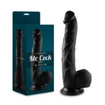 55078878 MR. COCK BLACK MAMBA 39 CM BLACK FALLO REALISTICO GIGANTE NERO