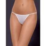 OBSESSIVE LUIZA WHITE TAGLIA S/M PERIZOMA BIANCO CON RICAMO POSTERIORE