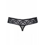 49-7207 837-THC-1 OBSESSIVE CROTCHLESS THONG S/M PERIZOMA NERO