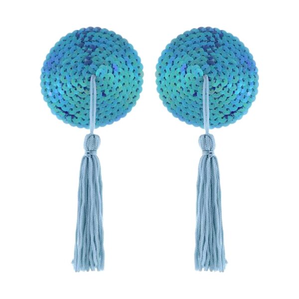 4720028 FEELISSIMA FEEL HEAVEN COPRICAPEZZOLI CELESTI CON PAILLETTES