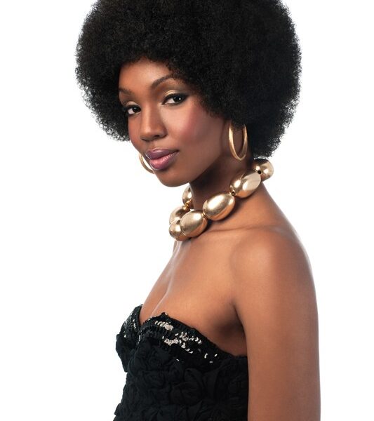 BIG AFRO WIG PARRUCCA SINTETICA SLEEK
