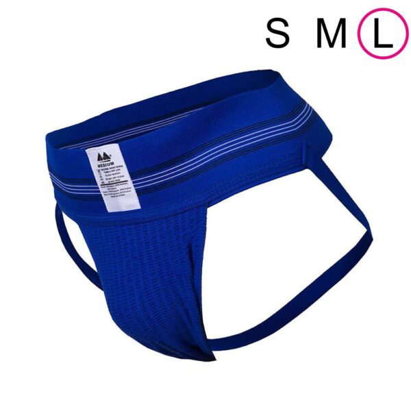 Original Jock Collection - 3" Blue – L MUTANDINE UOMO GAY APERTE DIETRO IN MISTO COTONE NYLON ELASTANE COLORE BLU TAGLIA L