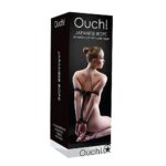 OU031BLK OUCH! CORDA DA BONDAGE INTRECCIATA NERA A 16 CAPI IN NYLON 10 M