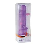 13290 SEVEN CREATIONS SILICONE 100% CLASSIC WITH STIMULATION PURPLE CM 17 X 3