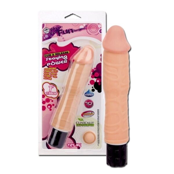 10117 STAYING POWER FALLO REALISTICO VIBRANTE COLOR CARNE 17.8 CM