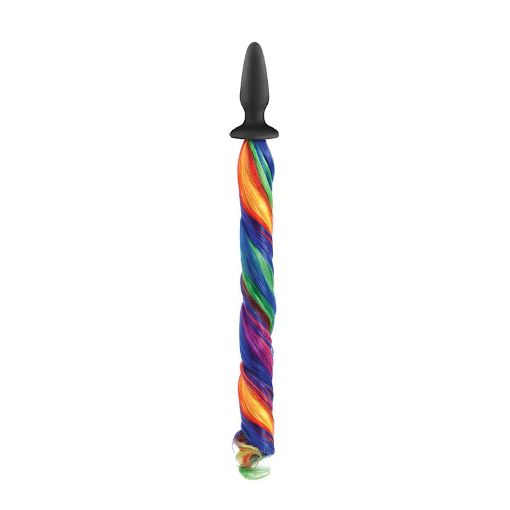 280413 PONYPLUG UNICORN TAILS RAINBOW CODA DI UNICORNO