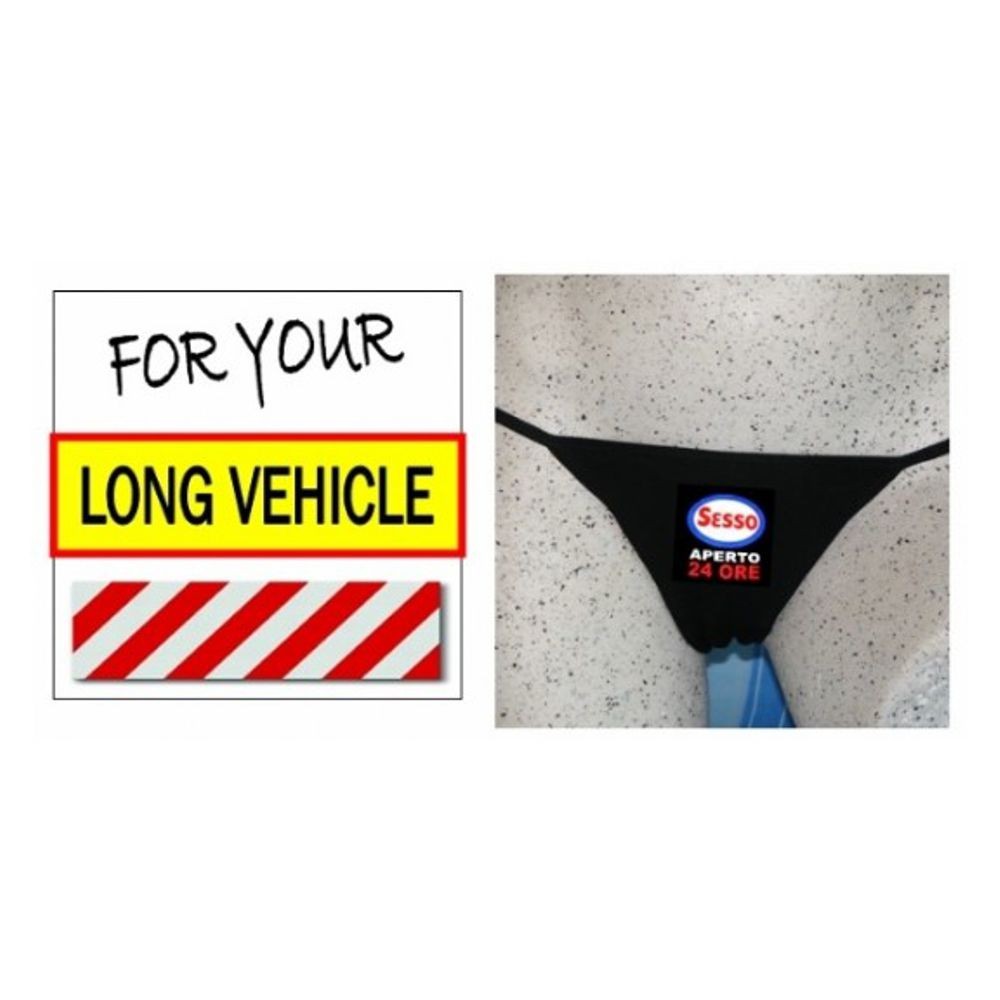 SEX10227 PERIZOMA ENRO UMORISTICO FOR YOUR LONG VEHICLEGODE