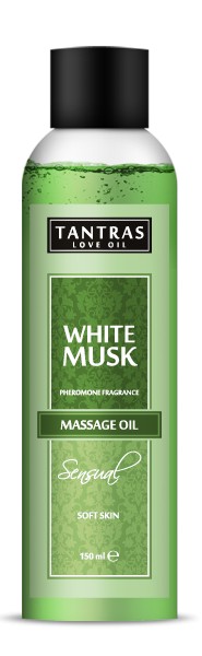 OLIO DA MASSAGGIO TANTRAS LOVE OIL WHITE MUSK 150 ML