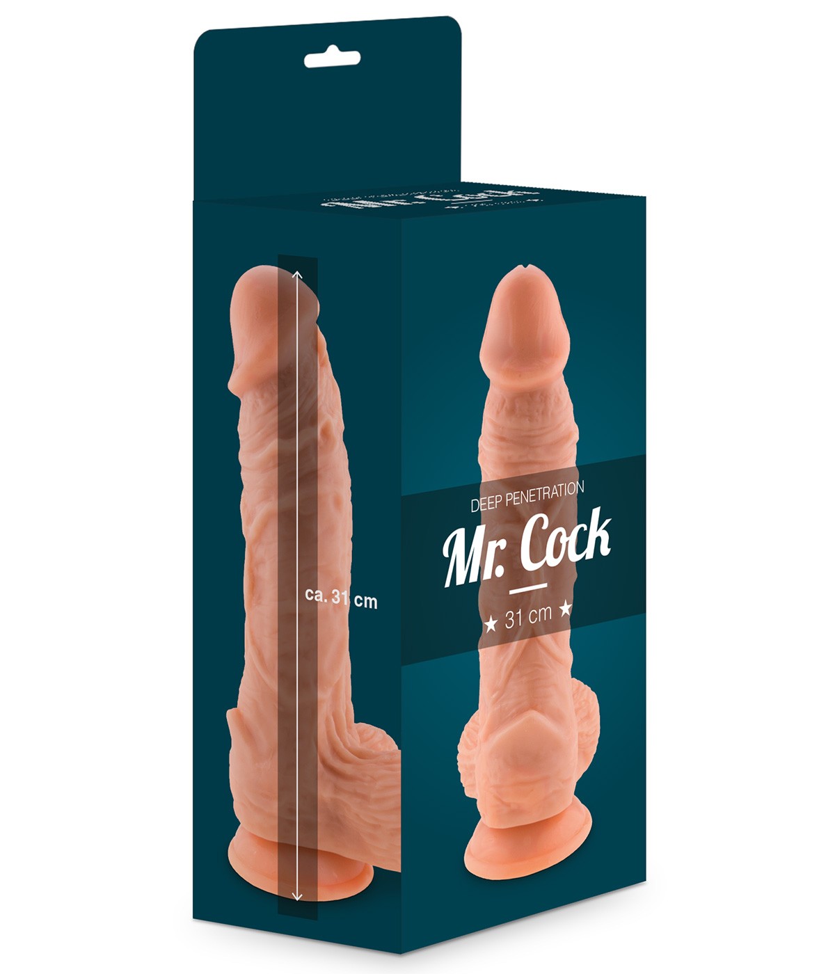 55078870 MR. COCK 31 CM FLESH FALLO REALISTICO NON VIBRANTE COLOR CARNE 31 CM