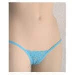 KK21 INTIMO DONNA SLIP PERIZOMA CELESTE