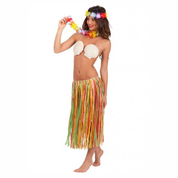 04740-1-SET-HAWAII SET HAWAII (COLLANA, FRONTALINO, GONNA LUNGHEZZA CM.70 C.CA)