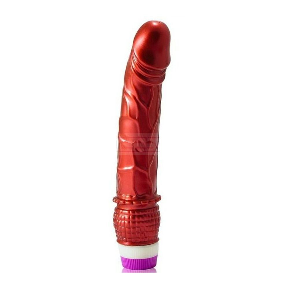 D-195919 VIBRATOR LINEX ROJO FALLO REALISTICO ECONOMICO MORBIDO VIBRAOTRE ROSSO
