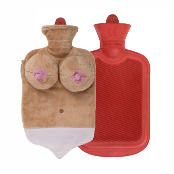 BORSA DELL’ACQUA CALDA CON TETTE GADGET PER ADULTI ADDIO AL CELIBATO