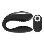 D-223059 BRILLY GLAM LOVE FOR PARTNER GIOCO DI COPPIA CON TELECOMANDO WIRELESS SILICONE NERO