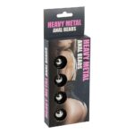 D-225042 PALLINE DI METALLO ANALI VAGINALI 4 PZ CON FILO