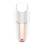 SATISFYER CONNECT LOVE TRIANGLE WHITE GOLD STIMOLATORE SUCCHIA CLITORIDE