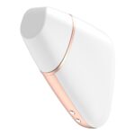 SATISFYER CONNECT LOVE TRIANGLE WHITE GOLD STIMOLATORE SUCCHIA CLITORIDE