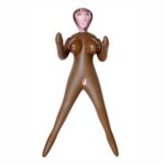 AMELIA LOVE DOLL BAMBOLA GONFIABILE NERA DI COLORE GRANDEZZA REALE 3 FORI