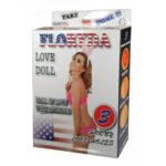 FLORYDA LOVE DOLL BAMBOLA GONFIABILE BIANCA BIONDA AMERICANA GRANDEZZA REALE 3 FORI