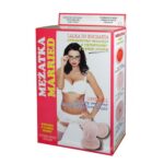 MARRIED BAMBOLA GONFIABILE BIANCA LOVE DOLL GRANDEZZA REALE SPOSATA IN PVC CON GENITALI IN CYBERSKIN ESTRAIBILI