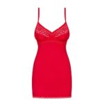 OBSESSIVE JOLIEROSE CHEMISE & THONG RED S/M ABITINO SEXY LINGERIE