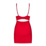 OBSESSIVE JOLIEROSE CHEMISE & THONG RED S/M ABITINO SEXY LINGERIE