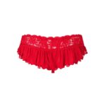 OBSESSIVE THONG S/M 863-THO-3 MUTANDINA LINGERIE SEXY ROSSO