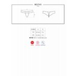 OBSESSIVE THONG S/M 863-THO-3 MUTANDINA LINGERIE SEXY ROSSO