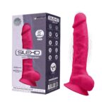 SilexD MODEL 1 - 8" PINK 225814 FALLO REALISTICO VIBRANTE IN SILICONE MEMORY TERMO-REATTIVO VIBRATORE CON MOTORE CM 20
