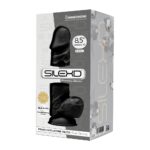 SILEXD MODEL 4 - 8,5" BLACK 220495 FALLO REALISTICO PENE ARTIFICIALE IN SILICONE MEMORY TERMOREATTIVO CM 22