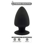 SILEXD 230191 ANAL PLUG ANALE STIMOLATORE TAGLIA S ALTEZZA 3,5" BLACK SILICONE NERO 9 CM