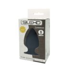 SILEXD 230191 ANAL PLUG ANALE STIMOLATORE TAGLIA S ALTEZZA 3,5" BLACK SILICONE NERO 9 CM