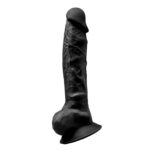 SILEXD MODEL 1 – 9" BLACK 220198 FALLO REALISTICO NON VIBRANTE IN SILICONE TERMO REATTIVO 23 CM