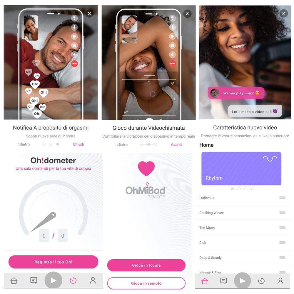OHMIBOD BLUEMOTION NEXT 1 - 2° GENERATION VIBRATORE PER MUTANDINA CON CONTROLLO TRAMITE APPLICAZIONE SMARTPHONE