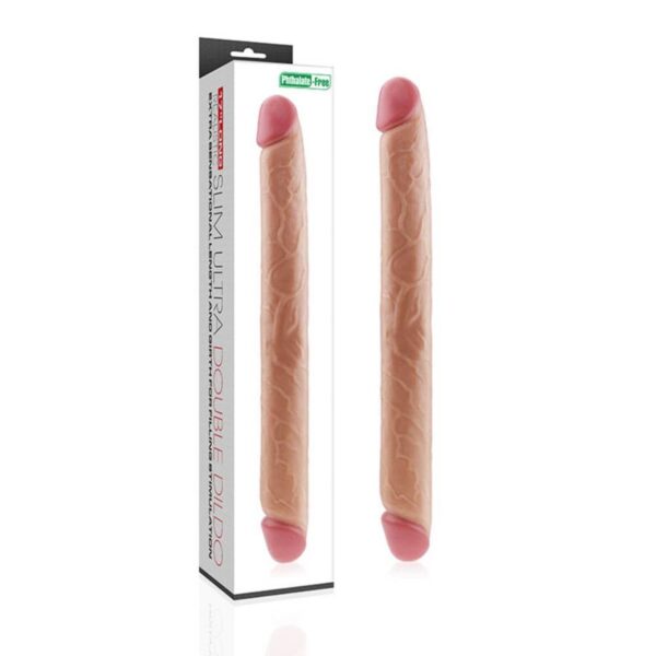 LOVETOY FALLO REALISTICO NON VIBRANTE DILDO DOPPIO MORBIDO E FLESSIBILE 45 CM